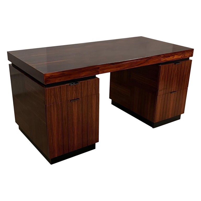 Modern Rosewood Desk at 1stDibs