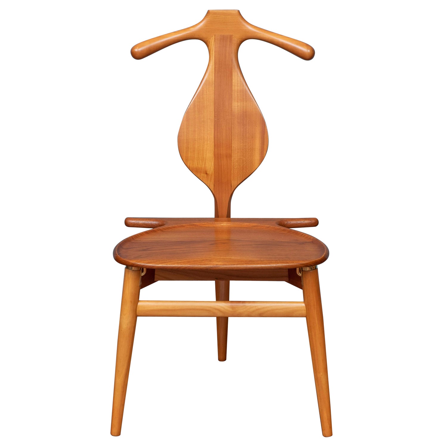 Hans Wegner 'Valet Chair' in Solid Oak for Johannes Hansen, 1953 For Sale  at 1stDibs