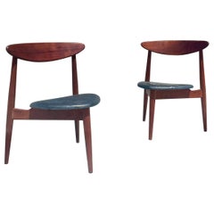 1960s Mid Century Diamond Shape Chairs