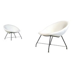 ‘Minoletta’ Lounge Chairs by Augusto Bozzi for Saporiti, 1950s