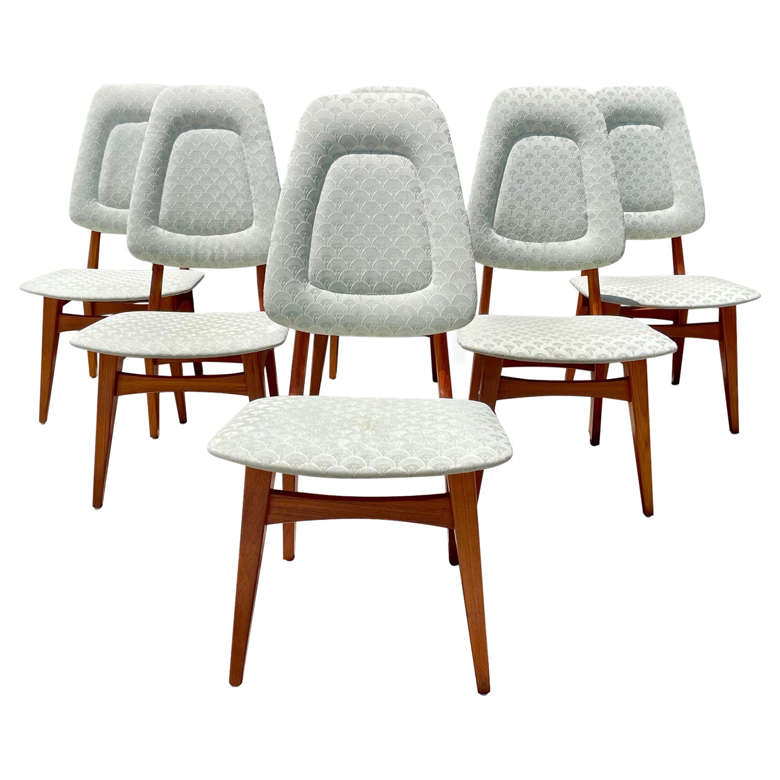 Vintage Danish Modern Teak Dining Chairs for Brødrene Sørheim For Sale