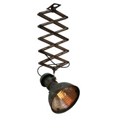 Mercury Mirror Glass Vintage Industrial Scissor Copper Spotlight Pendant Lamp