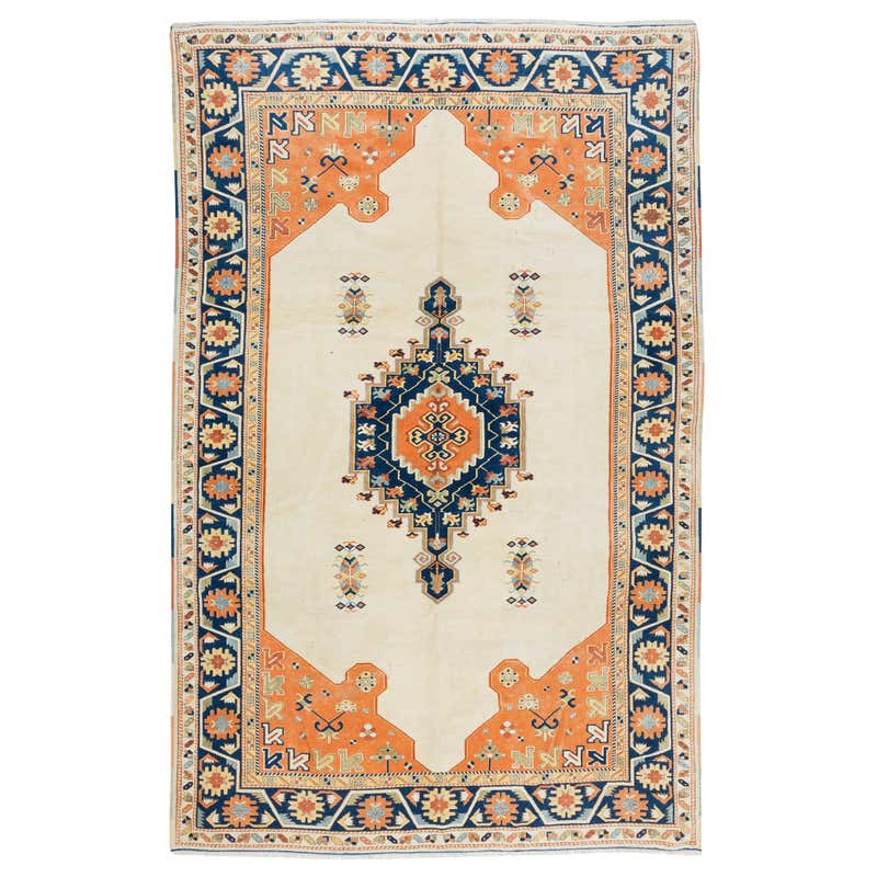6.6x10.2 Ft Handmade Turkish Rug for Bedroom, Living Room, Dining room ...