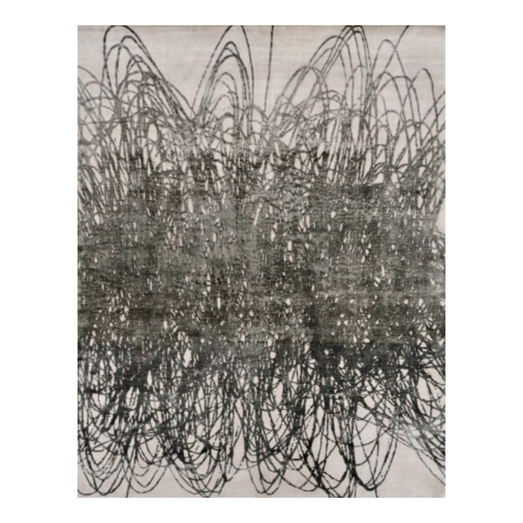 Large Zebra Stencil Printed Genuine Large European Cowhide Rug Ink on