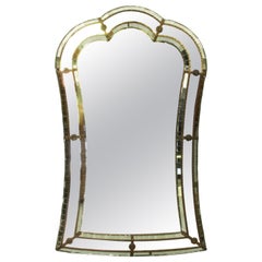 Spanish vintage Regency style mirror, 1970s