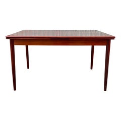 Danish Modern Rosewood Extending Dining Table by Am Mobler