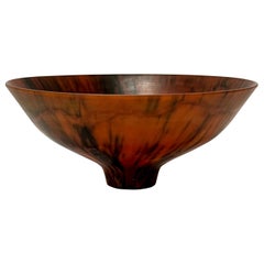 Vintage Kelly Dunn Norfolk Pine Translucent Modernist Bowl