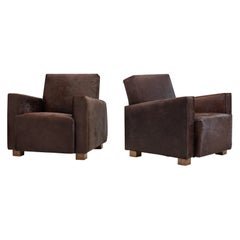 European Early Mid-Century Modern Armchairs, Europe, 1930s