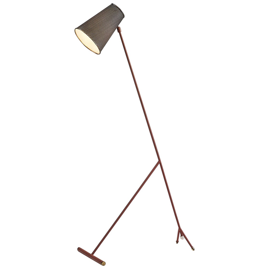 Mid-Century Modern Angular Floor Lamp, Europe ca 1960s For Sale