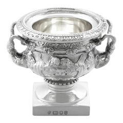 Vintage Sterling Silver Miniature Warwick Vase