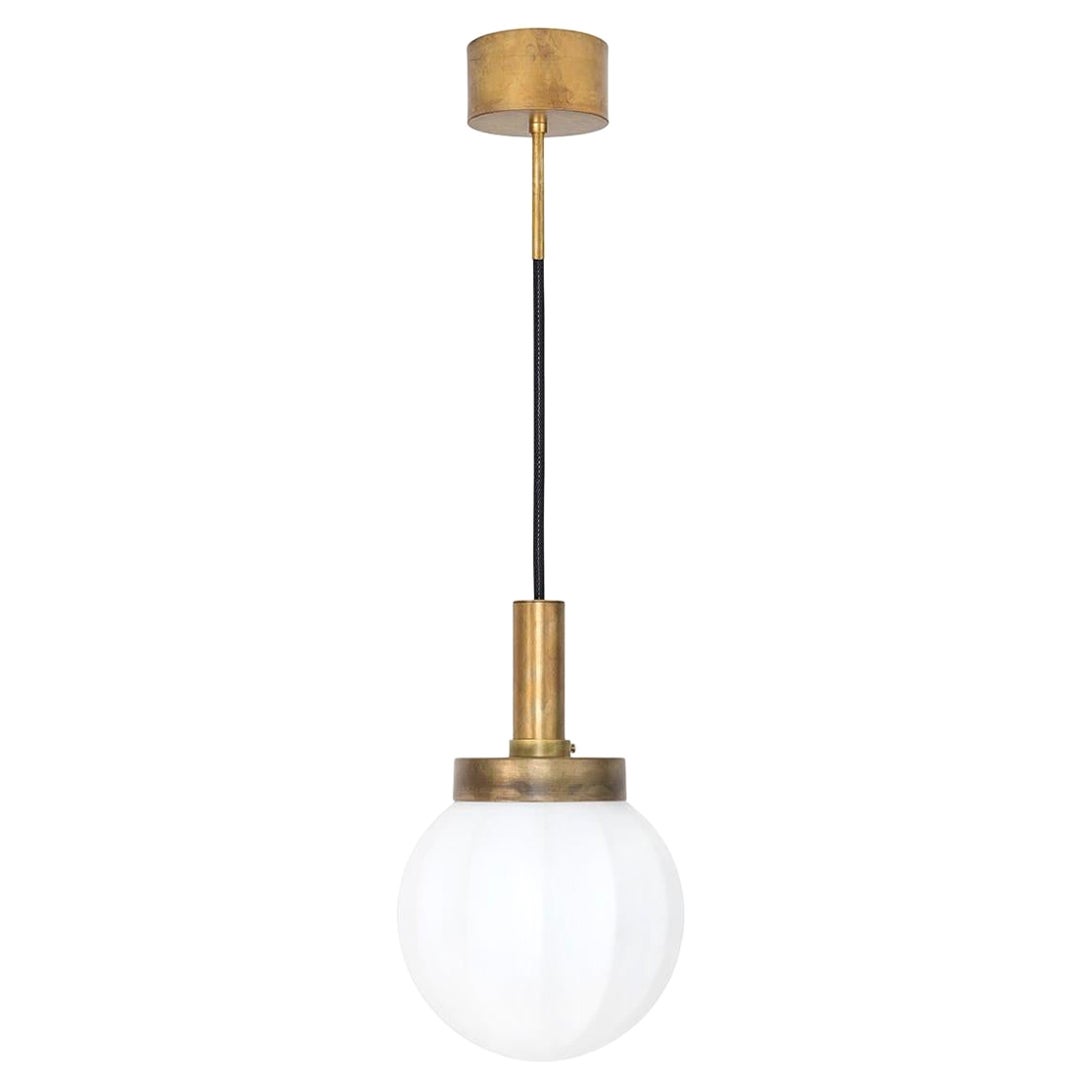 Johan Carpner Klyfta Small Raw Brass Ceiling Lamp by Konsthantverk For Sale