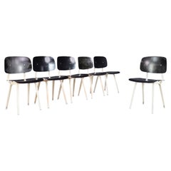 Vintage Set/6 Friso Kramer Revolt Chairs Ahrend the Circkel the Netherlands, 1960s