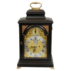 Antique 18th Century Bell Top Bracket Clock by James Evans