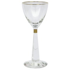 Vintage Moser Crystal Casanova Wine or Cocktail Glass
