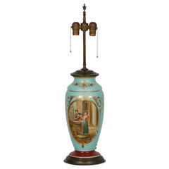 Lampe de table en porcelaine de style Sèvres