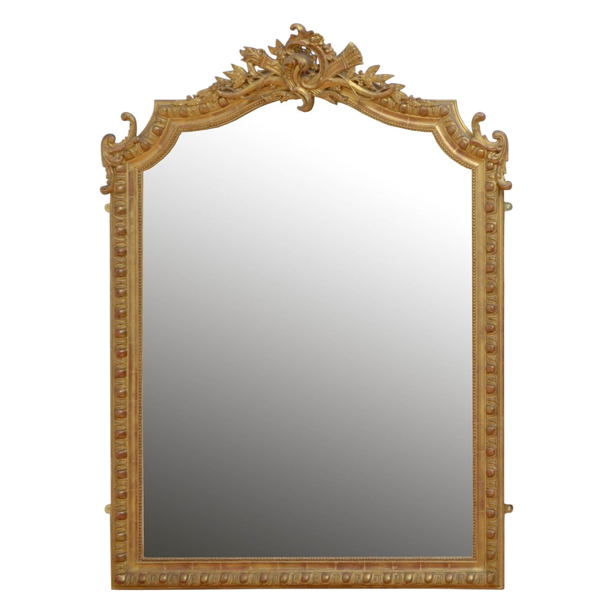 Fine 19th Century Giltwood Mirror For Sale