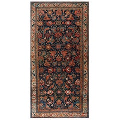 Antique 19th Century Persian Bijar Carpet ( 6'9" x 13'6" - 206 x 412 )