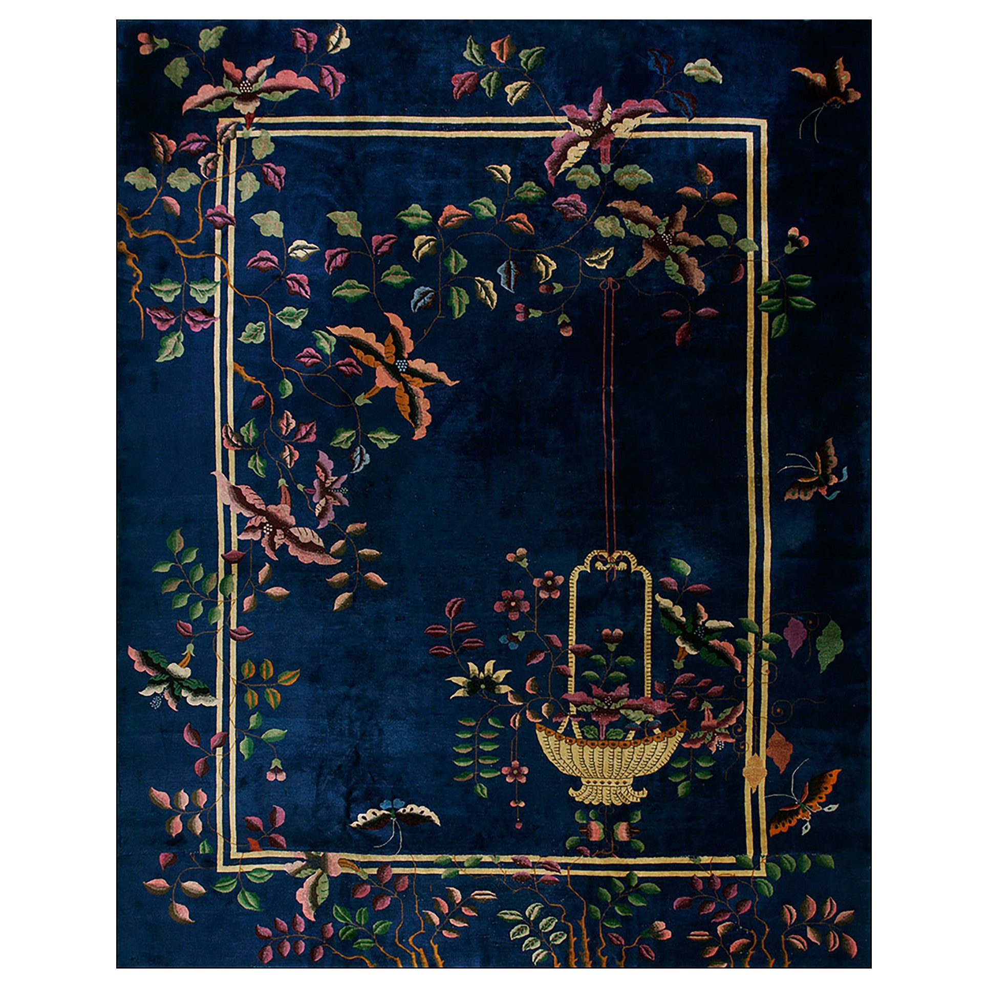 1920s Chinese Art Deco Carpet ( 11'9" x 14' 9'' - 360 x 450 )