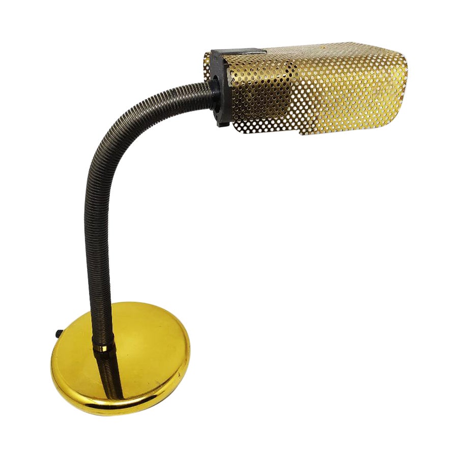 Superbe lampe de bureau vintage originale des années 1970 fabriquée en Italie par Targetti