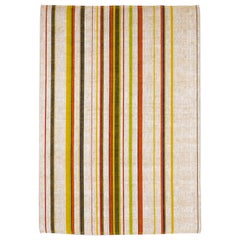 21st Cent Seasonal Style Striped Jute Rug by Deanna Comellini In Stock 200x300cm