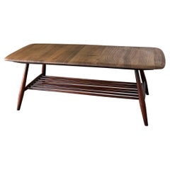 Retro Coffee Table in Elm for Ercol, by Lucian Ercolani, 1960's