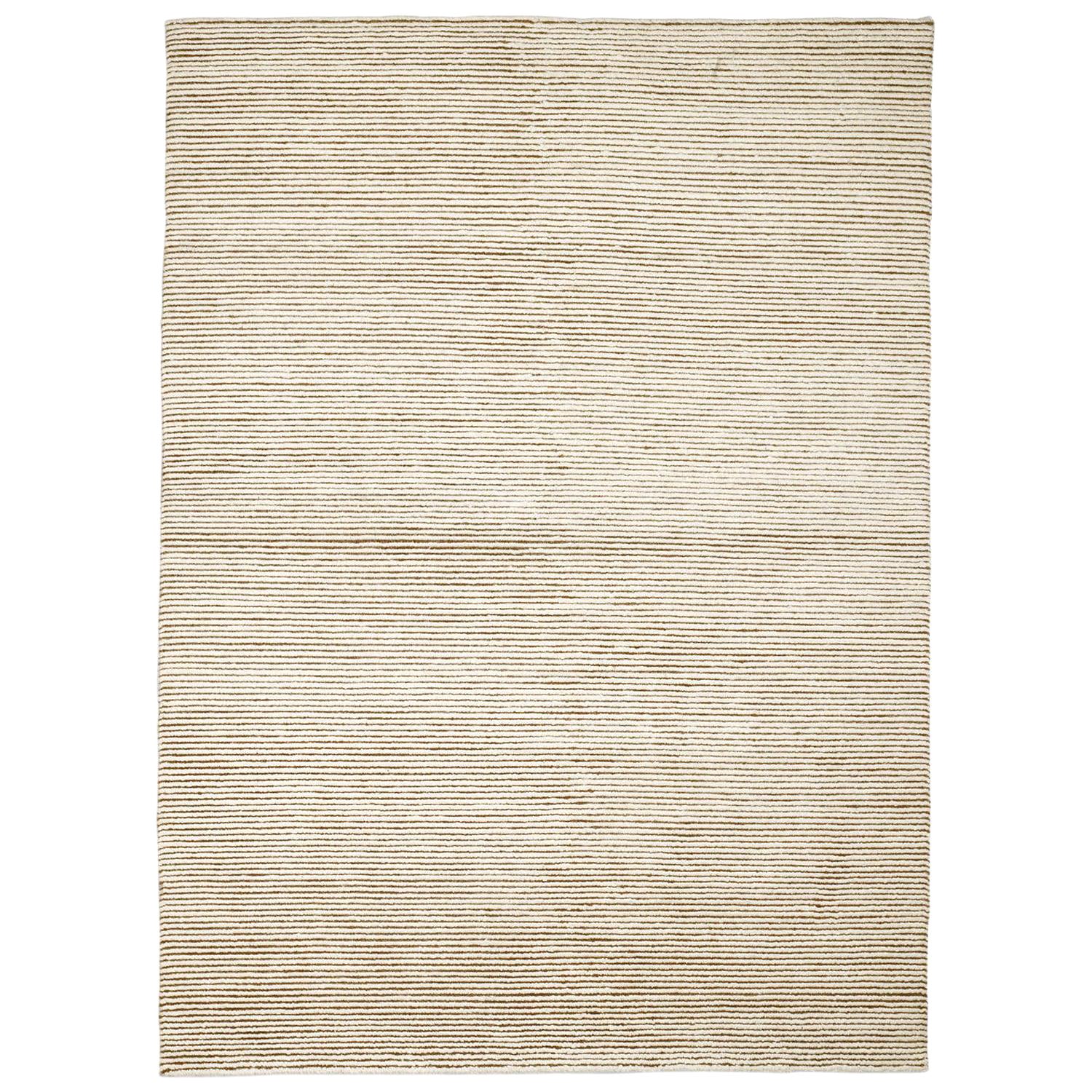 Contemporary Warm Ivory Wool Durable Rug by Deanna Comellini In Stock 170x240 cm For Sale