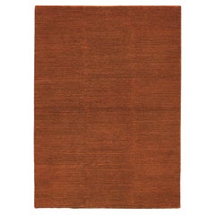 Tapis contemporain en pure laine orange doux de Deanna Comellini, en stock 170 x 240 cm