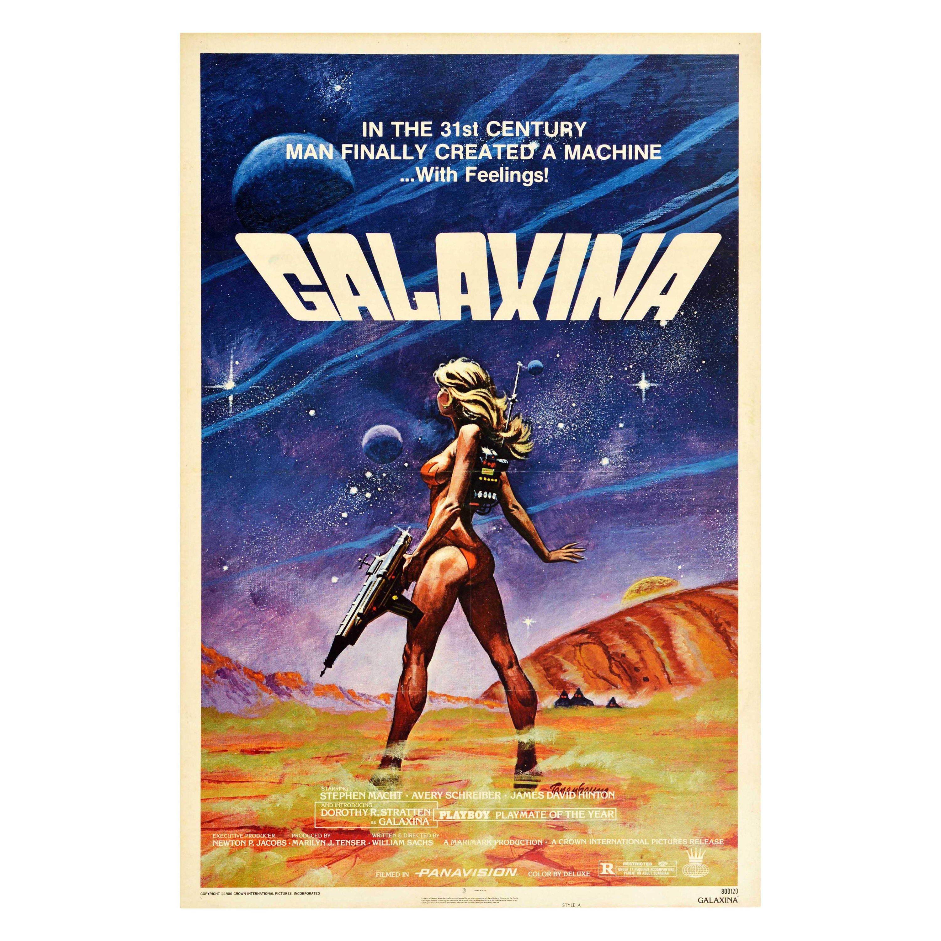 Original Vintage Movie Poster Galaxina American Science Fiction Scifi Space
