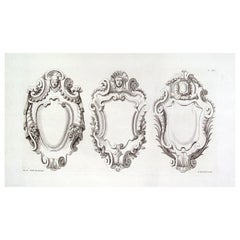 Antique 1728 James Gibbs Architectural Ornament Engraving