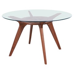 Retro Walnut Model 1135-T Dining Table by Adrian Pearsall