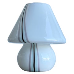 Vintage Paolo Venini Mushroom Murano Table Lamp