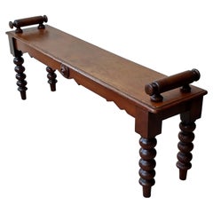 Mahogany Hallway Bench