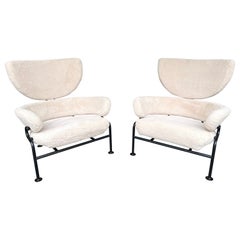 Paire de fauteuils PL19 de Franco Albini pour Poggi, Italie, années 1960