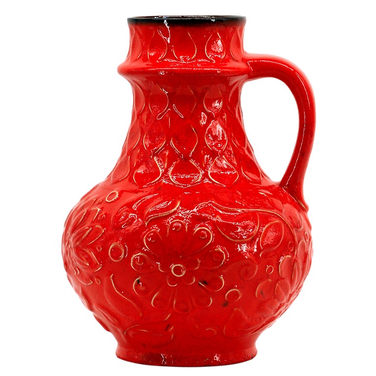 MidCentury Ceramic Vase, Germany, 1950s For Sale at 1stDibs