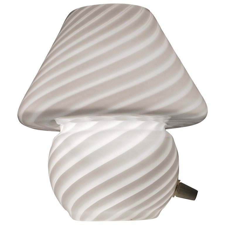 Lampe De Table Champignon En Verre Teinté Série Plante Lampe De Table