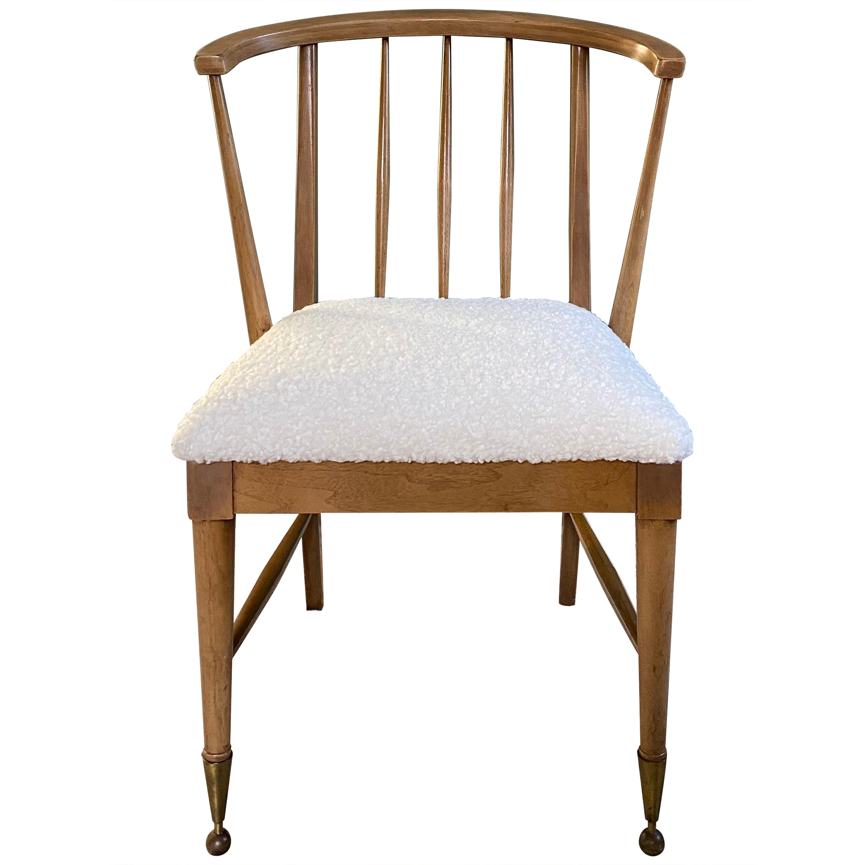 Extremely Unique Brass Accent Chairs at 1stDibs