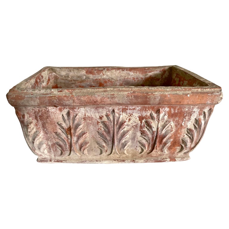 Italian Terracotta Planter For Sale at 1stDibs