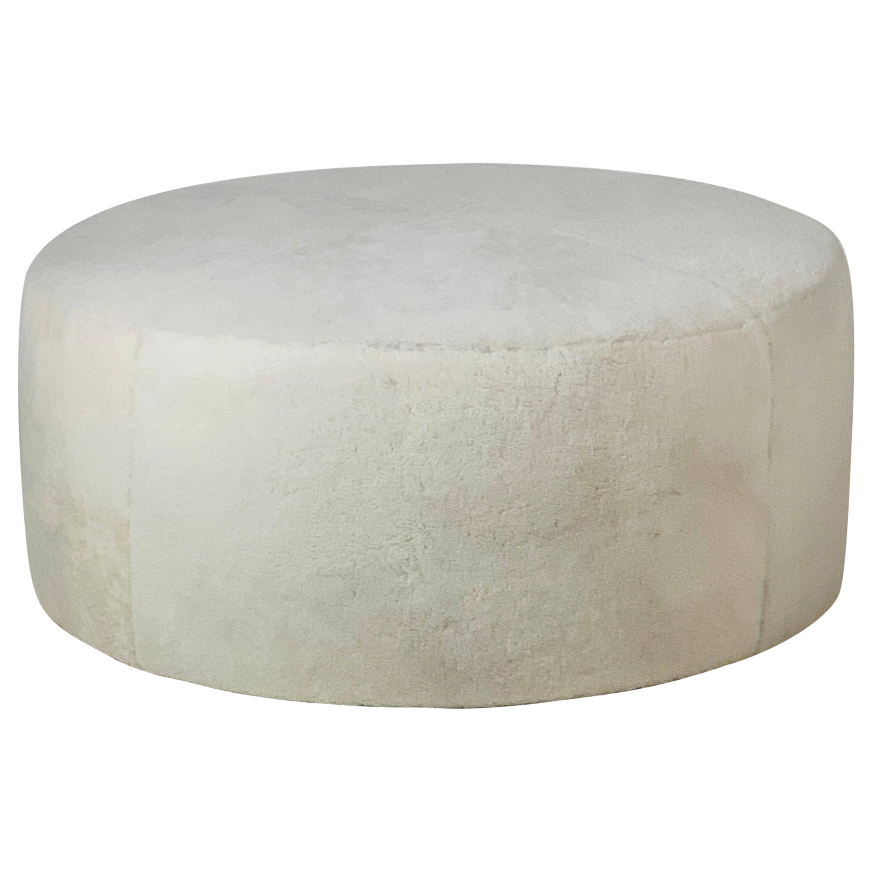 Chic 'Ours Polaire' Ottoman by Design Frères For Sale