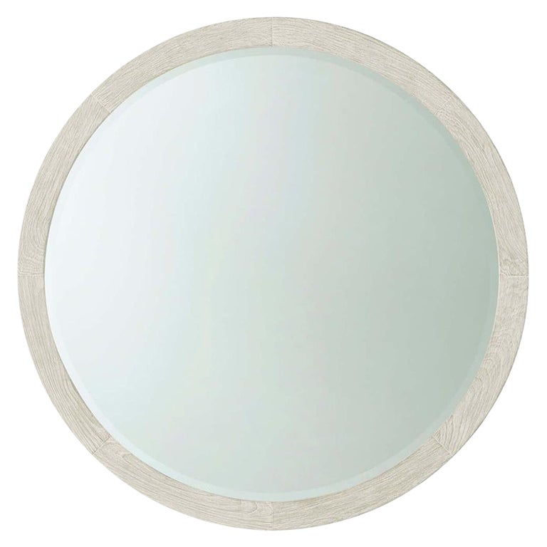 Modern Coastal Round Mirror For Sale at 1stDibs