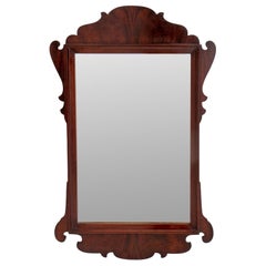 Antique Colonial Revival Mahogany Mirror