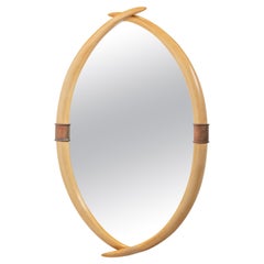 1970 Faux "Elephant Tusk" Mirror by Chapman