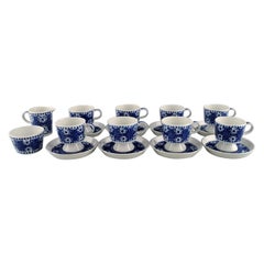 Vintage Raija Uosikkinen for Arabia, Ali Porcelain Coffee Service for 8 People