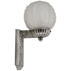 Cherrier & Besnus French Art Deco Wall Sconce 1925