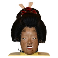 Geisha Wig & Nô Theater 2 Mask