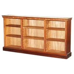 Substanital Antique Solid Hardwood Dwarf Open Library Bookcase Sideboard