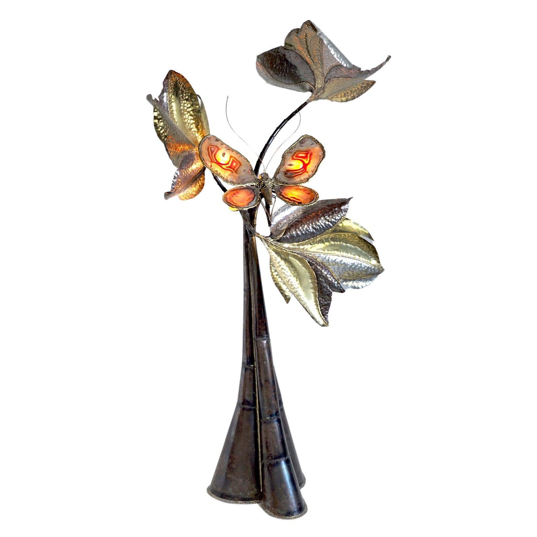 Isabelle Faure, "Butterfly Tree" Floor Lamp, France, 1980