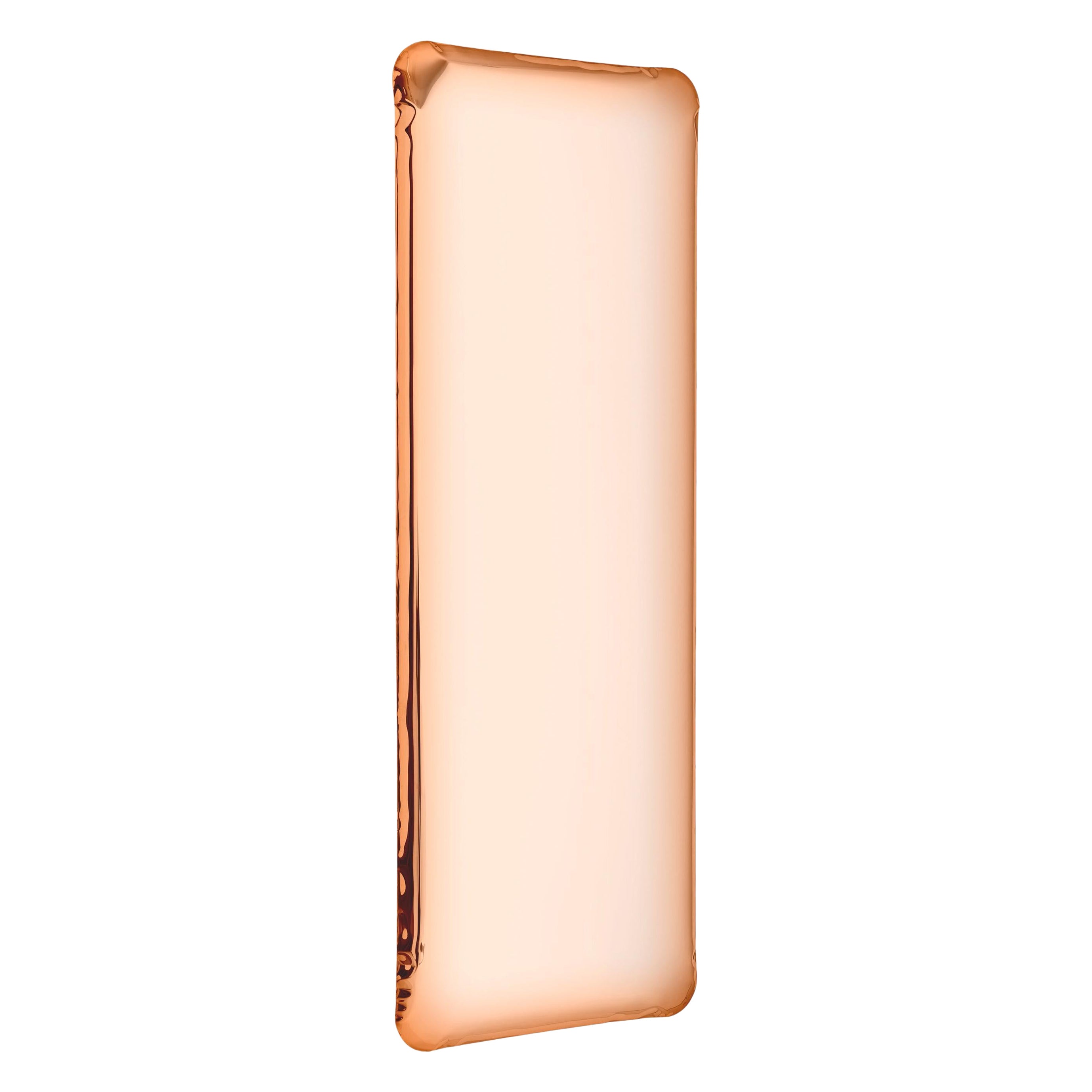 Rose Gold Tafla Q1 Sculptural Wall Mirror by Zieta