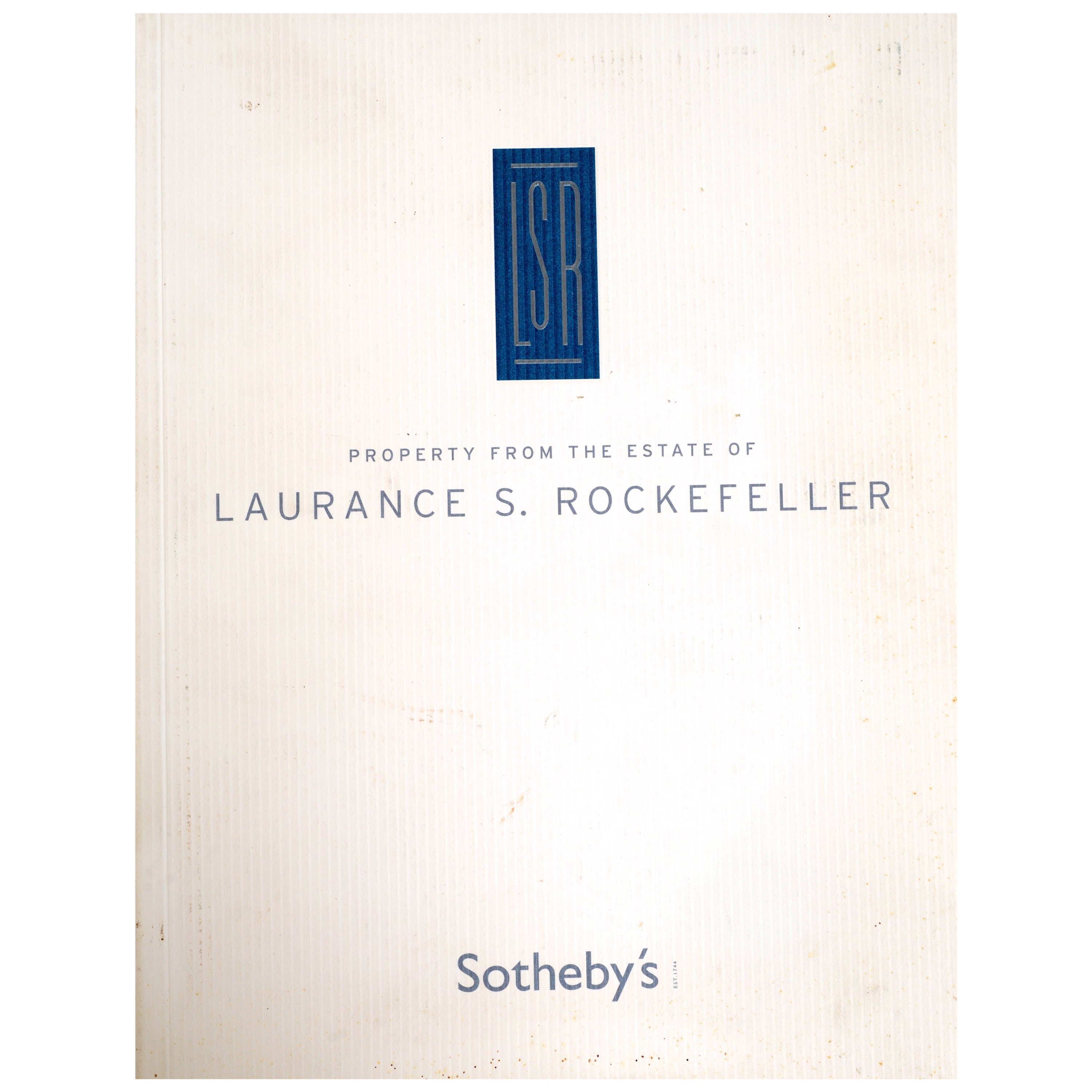 Sotheby's, Property from the Estate of Laurance S. Rockefeller, Oct. 11-12, 2005 For Sale