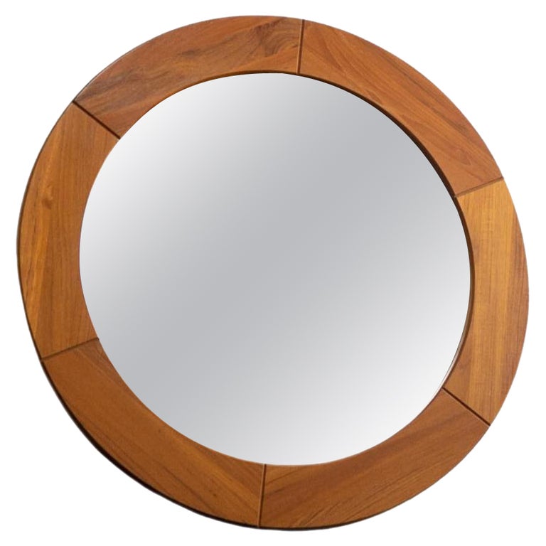 Teak Mirror by Pedersen and Hansen at 1stDibs