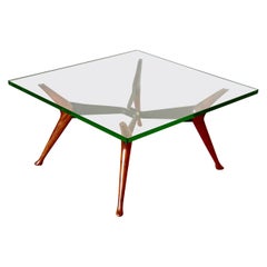 1950's Italian Glass Coffee Table